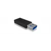 ICY BOX IB-CB015 USB Type-C 3.1 (Gen 2) USB Type-A 3.1 (Gen 2) musta