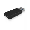 ICY BOX IB-CB015 USB Type-C 3.1 (Gen 2) USB Type-A 3.1 (Gen 2) musta
