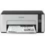 Mustesuihkutulostin Epson EcoTank ET‑M1100 — monokromi, A4, 32 ppm, 1440×720 dpi, integroitu mustesäiliö, USB 2.0, harmaa/musta