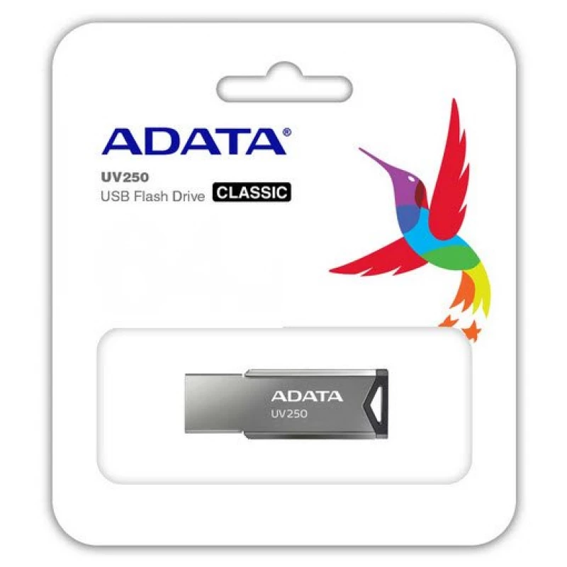 ADATA UV250 USB-muistitikku 16 GB USB Type-A 2.0 hopea