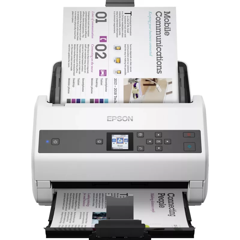 Epson WorkForce DS-870 syöttöskanneri 600 x 600 DPI A4 harmaa, valkoinen
