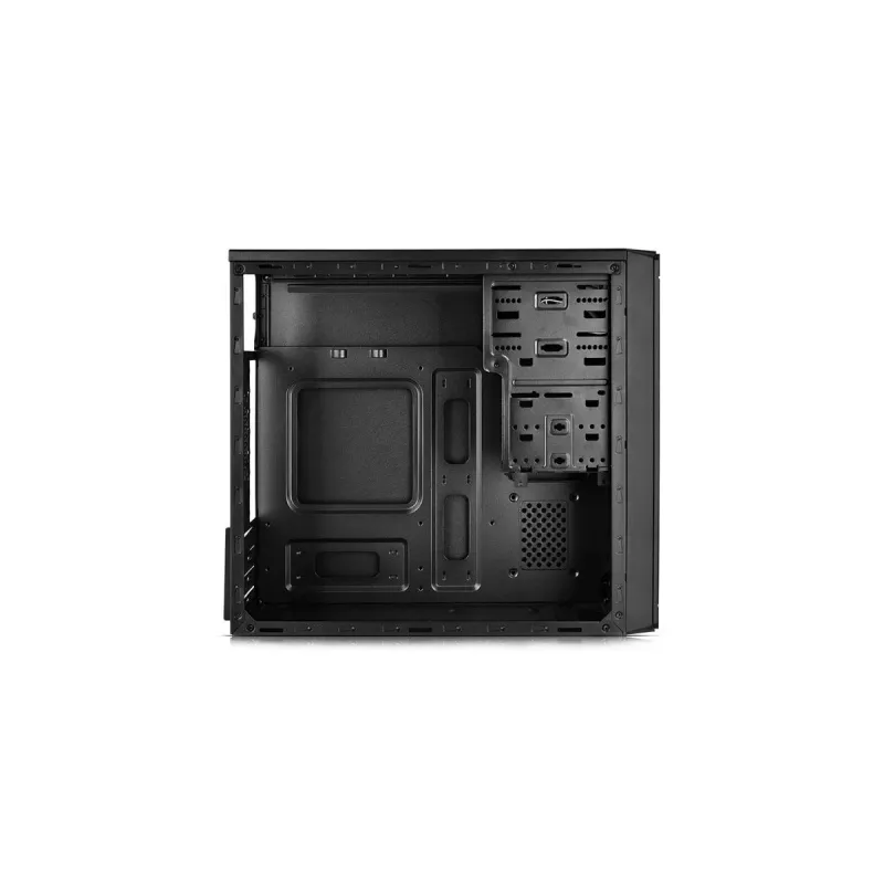 DeepCool Wave V2 DP-MATX-DPWAVE2 Mini Tower -tietokonekotelo, Micro ATX/Mini-ITX, näytönohjain enintään 320 mm, prosessorin jäähdytin enintään 145 mm, ilman virtalähdettä, musta