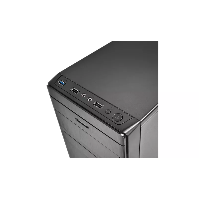 DeepCool Wave V2 DP-MATX-DPWAVE2 Mini Tower -tietokonekotelo, Micro ATX/Mini-ITX, näytönohjain enintään 320 mm, prosessorin jäähdytin enintään 145 mm, ilman virtalähdettä, musta