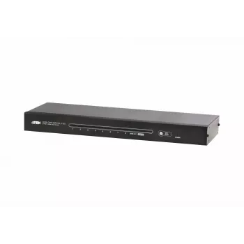 ATEN 8-porttinen HDMI CAT5e/6 -jakaja, HDMI, HDMI, 1920 x 1080 pikseliä, musta, metalli, Full HD