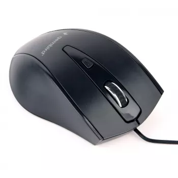 GEMBIRD USB optinen oikeakätisen hiiri MUS-4B-02 — 1200 DPI, 4 painiketta, johdollinen, musta
