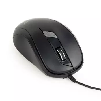 Optinen hiiri GEMBIRD MUS-6B-01 – 6 painiketta, vieritysrulla, USB, musta
