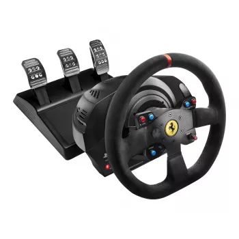 Thrustmaster T300 Ferrari Integral Racing Wheel Alcantara Edition musta ohjauspyörä + polkimet analoginen / digitaalinen PC, PlayStation 4, PlayStation 3