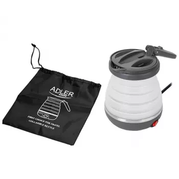Vedenkeitin Adler AD 1279 — 0,6 L, 750 W, muovikotelo, painikeohjaus, merkkivalo