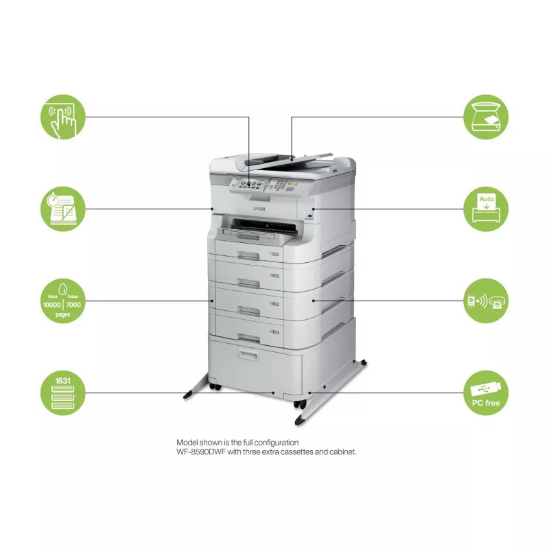Mustepatruuna XXL Epson C13T869240 syaani