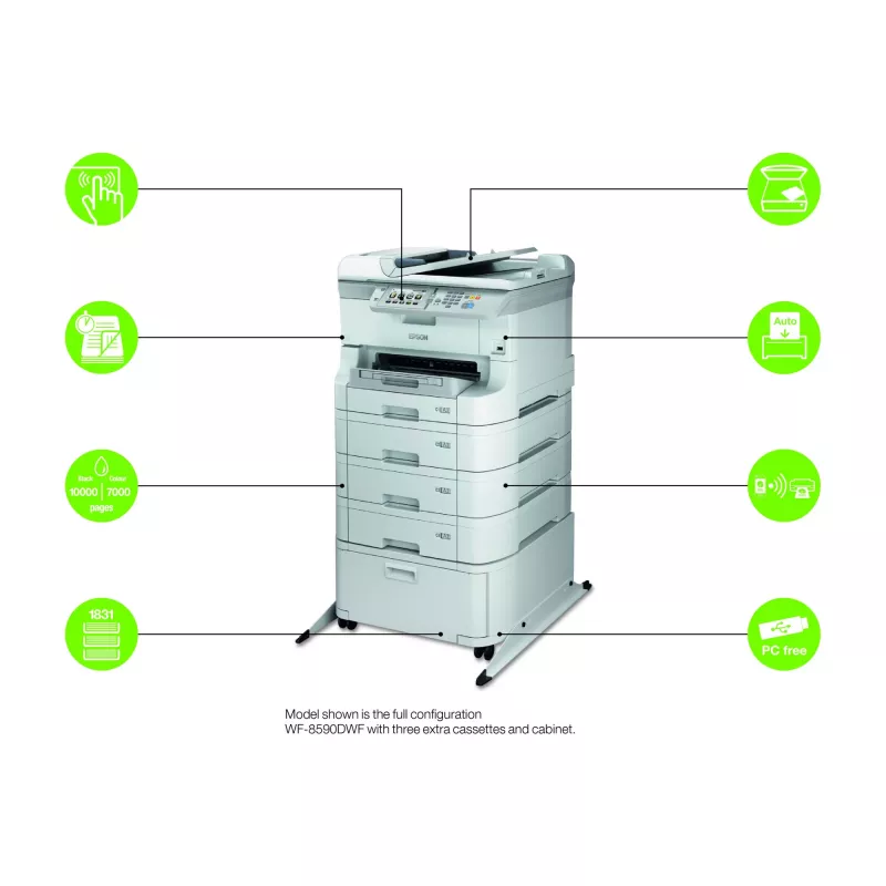 Mustepatruuna XXL Epson C13T869440 keltainen