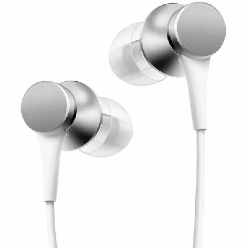 Xiaomi Mi In-Ear kuulokkeet Basic kuulokemikrofoni 3,5 mm liitäntä hopea, valkoinen
