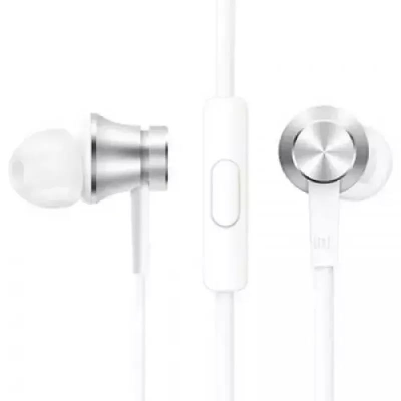 Xiaomi Mi In-Ear kuulokkeet Basic kuulokemikrofoni 3,5 mm liitäntä hopea, valkoinen