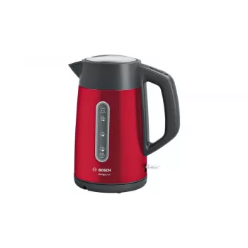 Vedenkeitin Bosch TWK4P434 — 1,7 L, 2400 W, musta/punainen