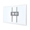 EDBAK TWB3c-B kiinteä television seinäteline pystyasennukseen, 65-86 tuumaa, VESA 100x100–800x400, enintään 80 kg, musta