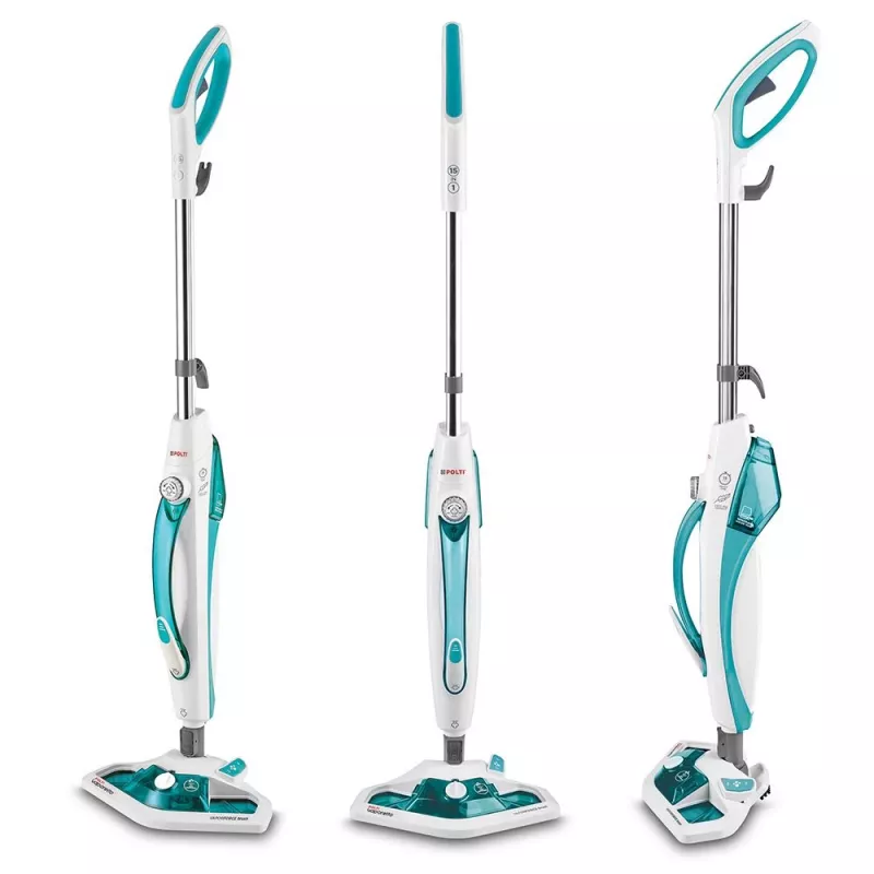 Polti Vaporetto SV450_Double höyrymoppi 0,3 l 1500 W turkoosi, valkoinen