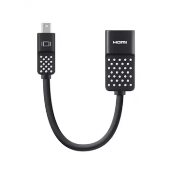 Belkin F2CD079bt Mini DisplayPort–HDMI-sovitin, 4K, 12,7 cm, musta