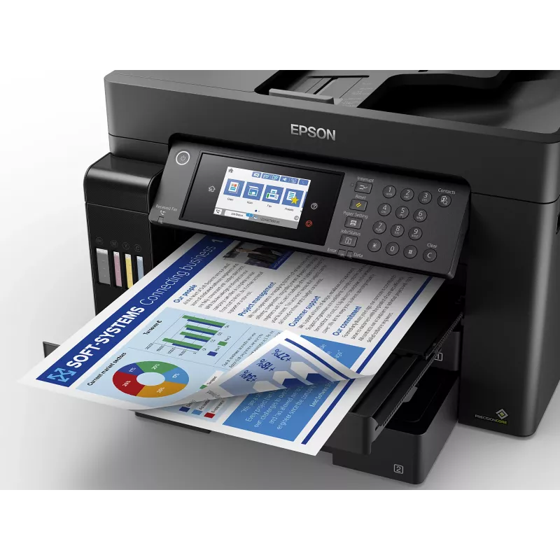 Monitoimitulostin Epson EcoTank L15150 — värillinen mustesuihku, A3+ (4800x2400 DPI), Wi‑Fi, Ethernet