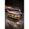 Tefal OptiGrill+ XL GC724D kontaktigrilli, 2000 W, 9 ohjelmaa, 800 cm², musta/metallinen