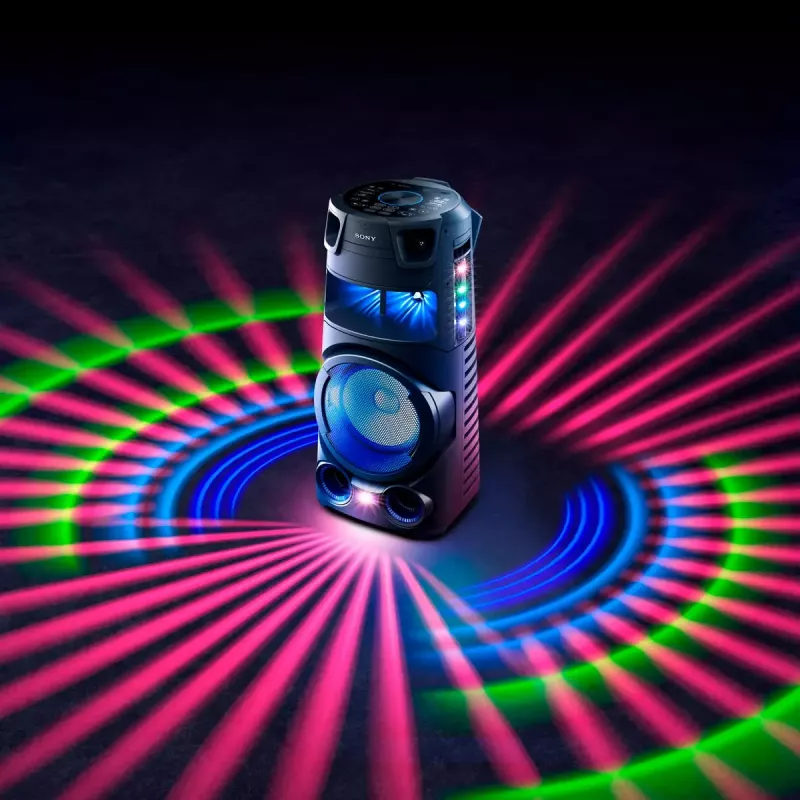 Sony MHC-V73D High Power Bluetooth® Party Speaker omnidirektionaalisella juhlaäänellä ja valolla