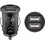 Goobay 58912 USB-kaksoisautolaturi, 2 x USB-A, 3,1 A, musta