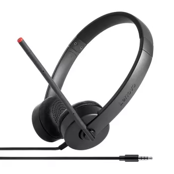 Lenovo Stereo Analog Headset johdollinen panta toimisto/callcenter musta