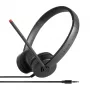 Lenovo Stereo Analog Headset johdollinen panta toimisto/callcenter musta