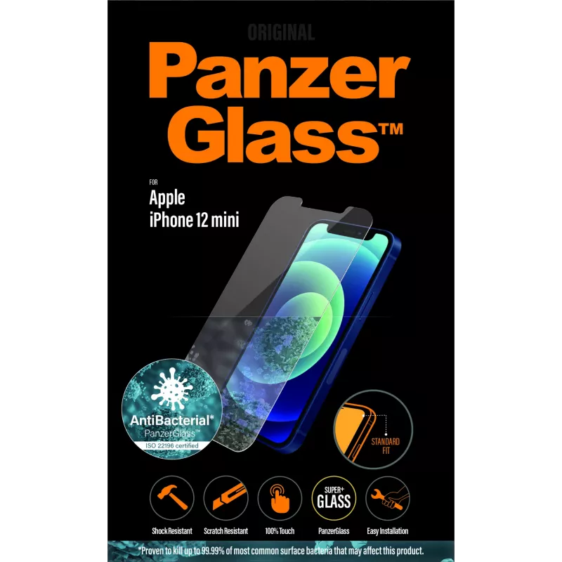 PanzerGlass Apple iPhone 12 Mini Standard Fit näytönsuojakalvo