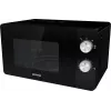 Yksittäinen mikroaaltouuni Gorenje MO20E1B – 20 L, 800 W, 5 tehotasoa, 270 mm kiertolevy, musta