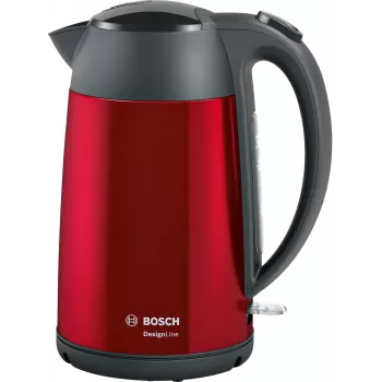 Bosch TWK3P424 vedenkeitin 1,7 L 2400 W harmaa, punainen