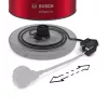 Bosch TWK3P424 vedenkeitin 1,7 L 2400 W harmaa, punainen