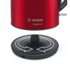 Bosch TWK3P424 vedenkeitin 1,7 L 2400 W harmaa, punainen