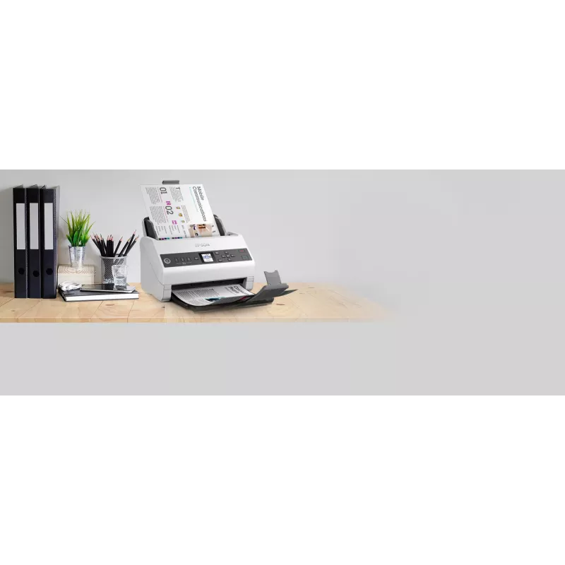 Epson DS-730N syöttöskanneri 600 x 600 DPI A4 musta, harmaa