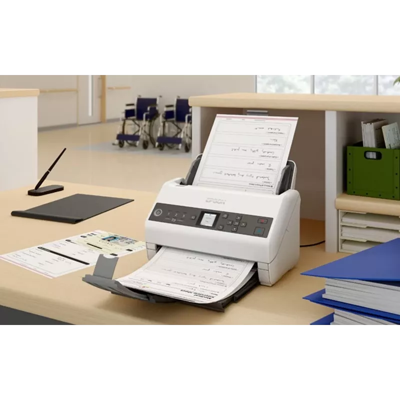 Epson DS-730N syöttöskanneri 600 x 600 DPI A4 musta, harmaa