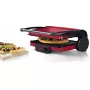 Kontaktigrilli Bosch TCG4104 — 2000 W, suorakaiteen muotoinen, säädettävä termostaatti, grillipinta 328×238 mm, punainen