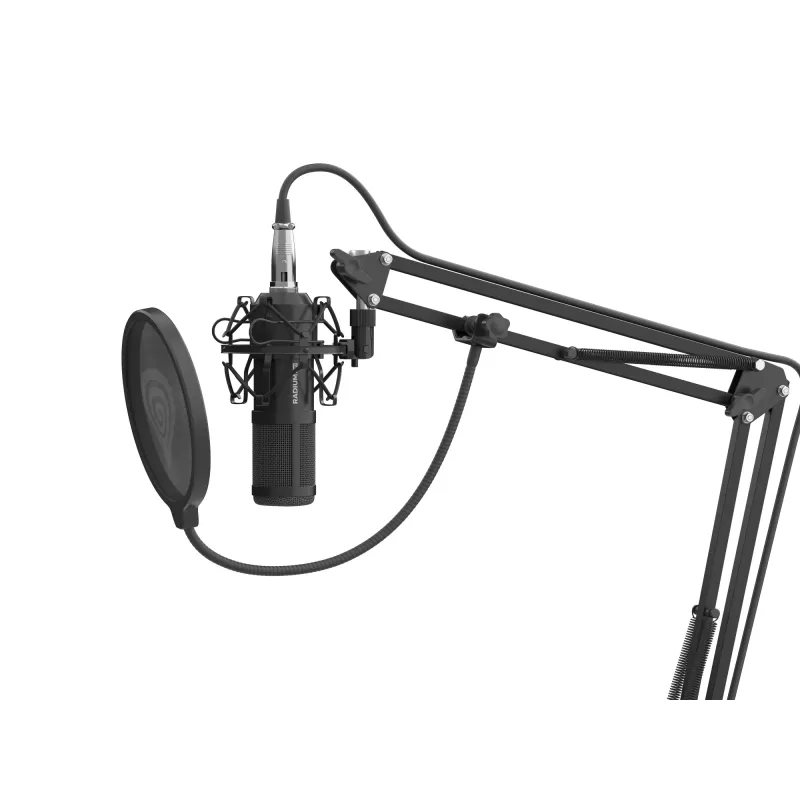 GENESIS Radium 300 XLR musta studiomikrofoni