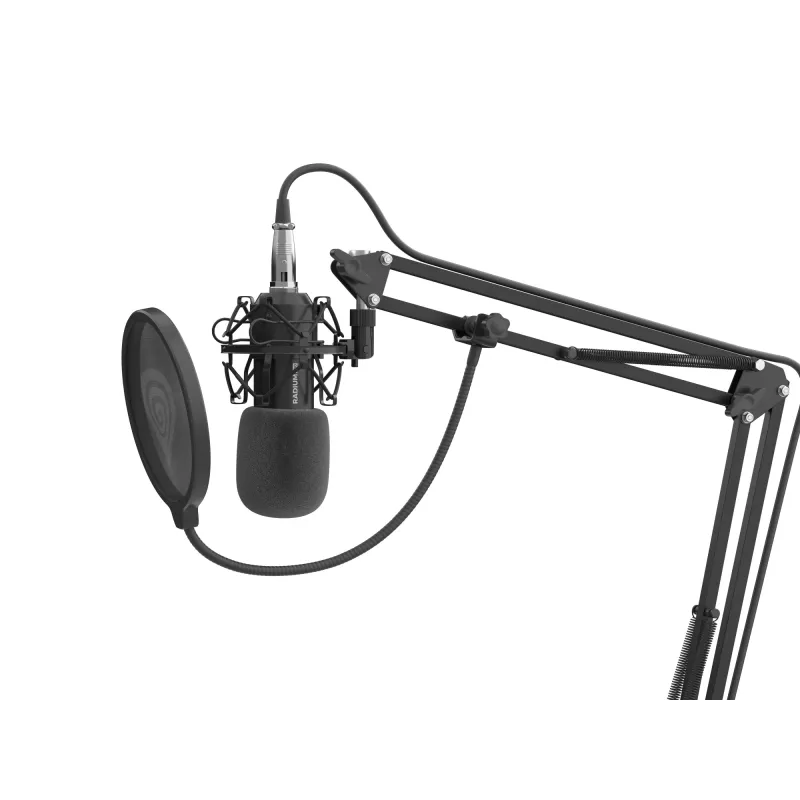 GENESIS Radium 300 XLR musta studiomikrofoni