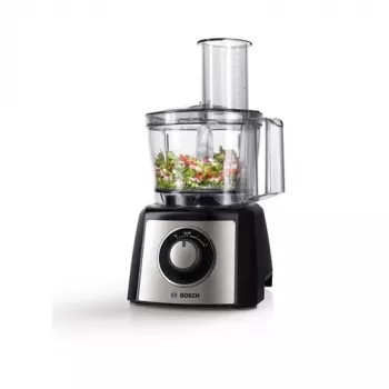 Bosch MCM3401M monitoimikone 800 W moottorilla ja 2,3 l kulholla, musta/ruostumaton teräs