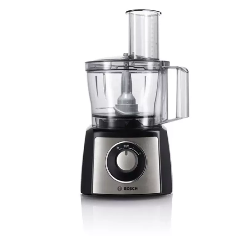 Bosch MCM3401M monitoimikone 800 W moottorilla ja 2,3 l kulholla, musta/ruostumaton teräs