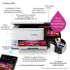 Monitoimi-mustesuihkutulostin Epson EcoTank L8160 — väritulostus, 5760x1440 DPI, 32 ppm, A4, Wi‑Fi, duplex
