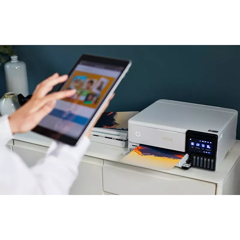 Monitoimi-mustesuihkutulostin Epson EcoTank L8160 — väritulostus, 5760x1440 DPI, 32 ppm, A4, Wi‑Fi, duplex