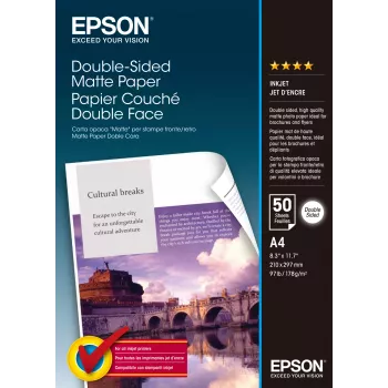 Epson Double Sided Matte Paper - A4 - 50 arkkia