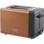 Leivänpaahdin Bosch TAT4P429 2 viipaletta 970 W musta/ruskea, kompakti ruostumaton teräs