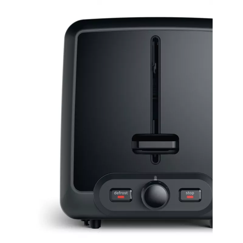 Leivänpaahdin Bosch TAT4P429 2 viipaletta 970 W musta/ruskea, kompakti ruostumaton teräs