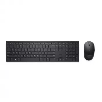 DELL Pro näppäimistö ja hiiri - KM5221W - US International (QWERTY) - musta - (RTL BOX)