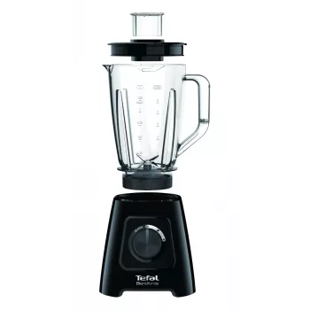 Tehosekoitin Tefal BL4208 — 600 W, 1,25 l muoviastia, 2 nopeutta, jään murskaus, musta