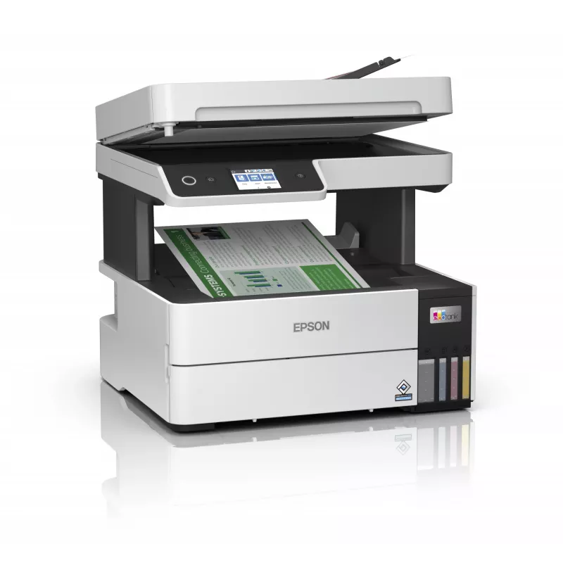 Monitoimitulostin Epson EcoTank L6460 — mustesuihku väri, 4800x1200 dpi, 37 ppm, A4 duplex, Wi‑Fi, Ethernet