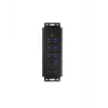 ICY BOX IB-HUB1703-QC3 USB 3.2 Gen 1 (3.1 Gen 1) Type-B 5000 Mbit/s musta