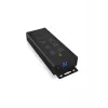 ICY BOX IB-HUB1703-QC3 USB 3.2 Gen 1 (3.1 Gen 1) Type-B 5000 Mbit/s musta