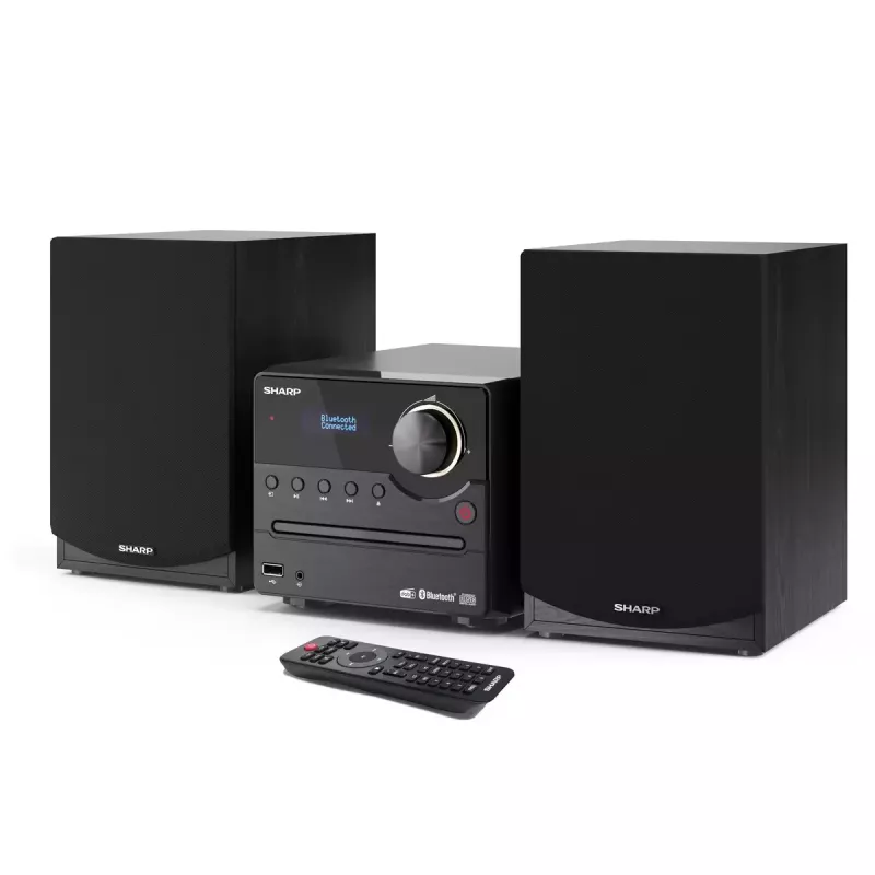 Sharp XL-B517D kotiaudiomikrojärjestelmä 45 W musta