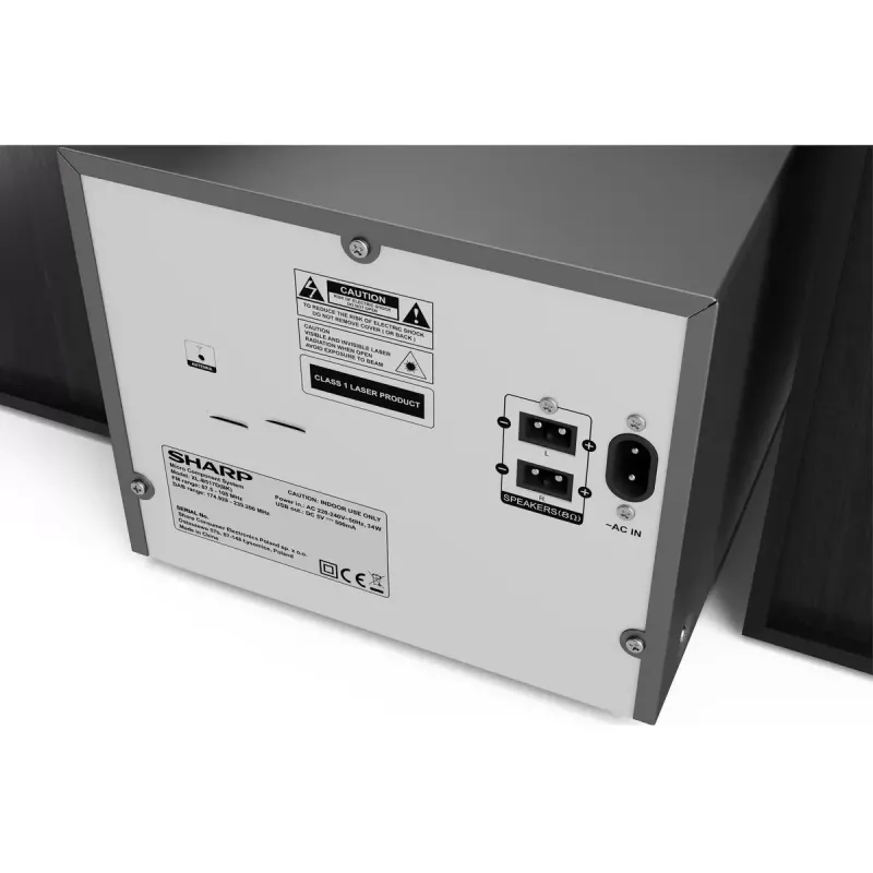 Sharp XL-B517D kotiaudiomikrojärjestelmä 45 W musta